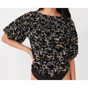 Free people Intimately Dessa Womens Floral Print Bodysuit Size Large NWT